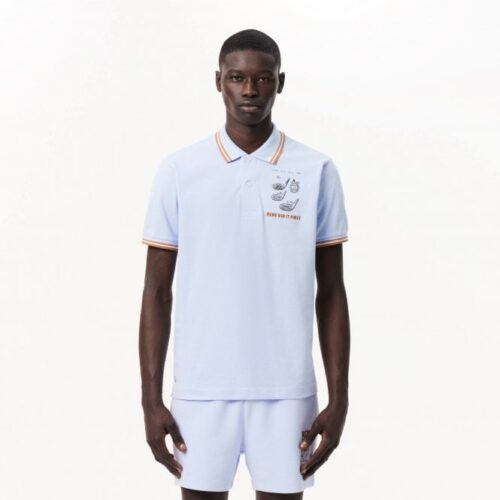 polo lacoste l12.12 classic fit phoenix blue