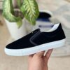 chaussure jacob cohen velours bleu nuit