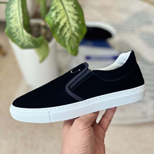 chaussure jacob cohen velours bleu nuit
