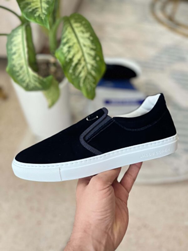 chaussure jacob cohen velours bleu nuit