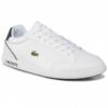 basket lacoste graduate cap blanche