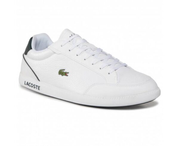 basket lacoste graduate cap blanche