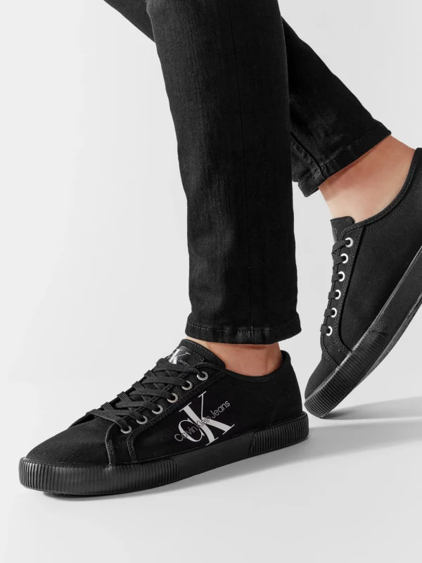 basket calvin klein jeans vulcanized noir