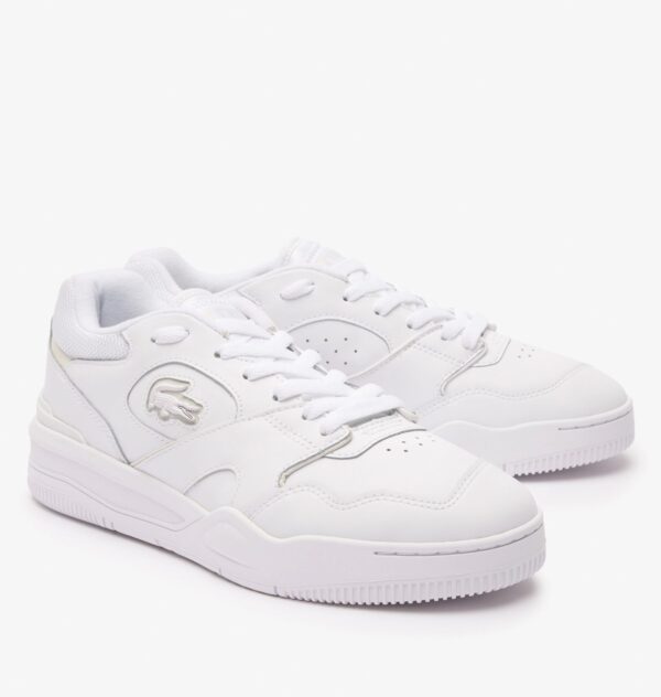basket lacoste lineshot cuir blanche