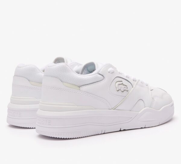 basket lacoste lineshot cuir blanche