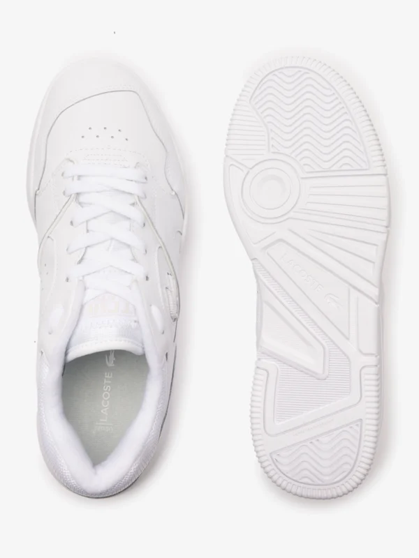 basket lacoste lineshot cuir blanche