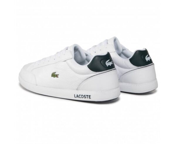 basket lacoste graduate cap blanche