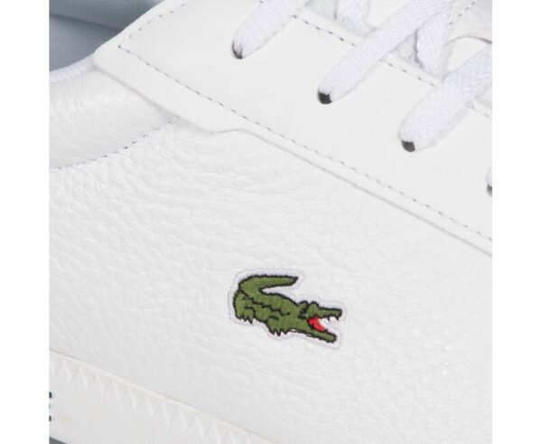 basket lacoste graduate cap blanche