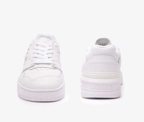 basket lacoste lineshot cuir blanche