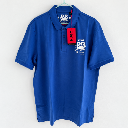 polo bleu rb visa sur cintre